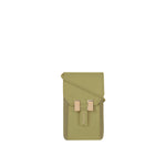 Handytasche olive grün vegan Leder